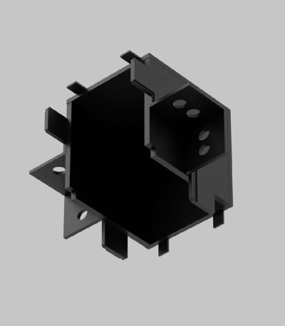 Cоединитель внутренний потолок-стена IMEX Ut25 IL.0007.5200-BK