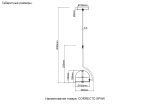 Подвесной светильник Crystal Lux CORRECTO SP9W LED WHITE