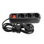 Удлинитель 3-местный с/з с выключателем Stekker Home HM03-31-03 50422