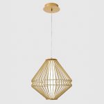 Подвесной светильник Crystal Lux CUADRA SP15W LED GOLD