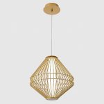 Подвесной светильник Crystal Lux CUADRA SP15W LED GOLD
