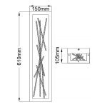 Настенный светильник Hinkley Styx QN-STYX-LED-W-BG