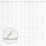 Уличная светодиодная гирлянда (UL-00003950) Uniel занавес теплый белый- белый ULD-C2030-240/TTK WarmWhite-White IP44