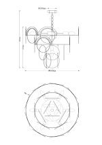 Подвесная люстра Moderli Komo V7082-10P