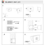 Уличный настенный светильник ST Luce Visano SL9501.541.01
