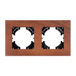 Рамка на 2 поста из натурального дерева Arlight FRM-XSILO-WD-2-NL 050871