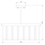Потолочная люстра Bogates Eclipse 357/5 Smart
