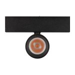 Трековый магнитный светильник Arlight MAG-SPOT-25-R120-12W Warm3000 (BK, 30 deg, 24V) 033678(1)