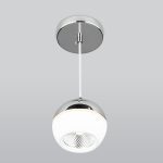 Подвесной светодиодный светильник Elektrostandard DLS023 9W 4200K белый/хром 4690389149139