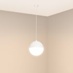 Подвесной светильник Arlight SP-EMISFERO-HANG-BUILT-R150-11W Warm3000 (WH, 170 deg, 230V) 056588