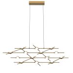 Подвесная люстра DeLight Collection Molecular MD18001067-14A black/gold