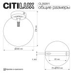 Потолочный светильник Citilux Orton CL202511