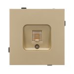 Механизм компьютерной розетки Arlight SCT-TENDO-MPC1-SFPL-GD (RJ-45, CAT6) 054592