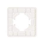 Рамка стеклянная на 1 пост Arlight FRM-OMALI-SFGS-1-WH 049675