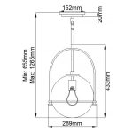 Подвесной светильник Hinkley Somerset QN-SOMERSET-P-C-BN