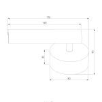 Бра Eurosvet Tint 20126/1 LED белый