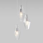 Подвесная люстра Eurosvet Prism 50236/3 прозрачный a058959