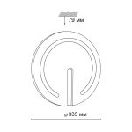 Настенно-потолочный светильник Sonex Button 3041/CL