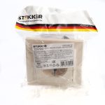Розетка 1-местная Stekker PST16-9011-02 с защитной шторкой и с USB 39237
