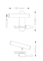 Спот Arte Lamp Albert A2173AP-1BK