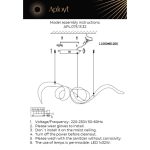 Подвесная люстра Aployt Riccarda APL.075.13.32