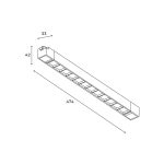 Трековый однофазный светильник Hesby Lighting Skylite HSBL_0145