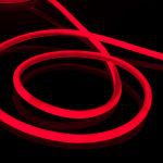 Светодиодный гибкий неон Elektrostandard 220V 9,6W 144Led 2835 IP67 круглый красный, 50 м 4690389134715