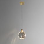 Подвесной светильник Delight Collection Colvin MT9176-1HB titanium gold