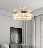 Подвесная люстра Delight Collection Liberty 5515-800 br. titanium gold