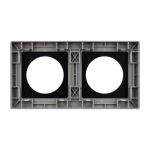 Рамка 2-местная алюминиевая Arlight FRM-PRESTO-ALR-2-GR 043874