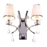 Бра Lumina Deco Glamour LDW 66247-2 WT+CHR