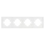 Рамка пластиковая на 4 поста Arlight FRM-TENDO-SFPL-4-WH 054656