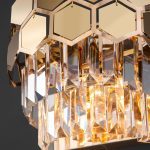 Настенный светильник Eurosvet Ariana 10124/2 золото/прозрачный хрусталь Strotskis (10113/2)