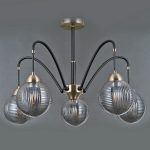 Люстра на штанге Illumico IL0433-5PSQ-79 BK AB