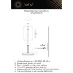 Настольная лампа Aployt Lakres APL.070.04.05