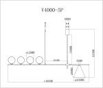 Подвесная люстра Moderli Holly V4000-5P