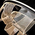 Подвесная люстра LED4U L7706-800 BK