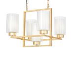 Подвесная люстра Lumina Deco Lino LDP 1239-5 F.GD