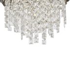 Подвесная люстра Lumina Deco Kruvia LDP 7045-400 BK+CHR