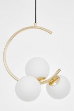 Подвесная люстра Lumina Deco Bonio LDP 7031-3 F.GD