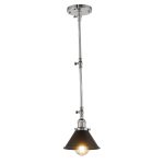 Подвесной светильник Lumina Deco Gubi LDP B005 CHR+BK