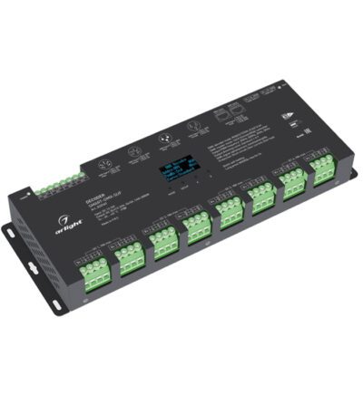 Декодер Arlight Smart-DMX-SUF (12-24V, 24x5A, XLR3, RJ45) 033769