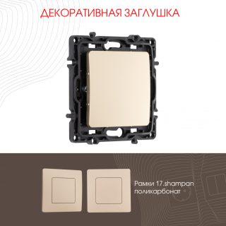 Декоративная заглушка Arte Milano 217.50-1.shampan