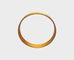 Декоративное кольцо Italline DE-315 gold