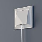 Вывод кабеля Werkel белый W1150201 4690389155277