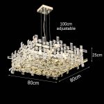 Подвесная люстра Delight Collection P7838-W80 chrome