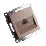 Розетка компьютерная 1-местная Stekker Катрин 39599