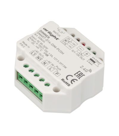 Диммер Arlight Smart-D14-Dim-Push 1.5А 0-10V 2.4G 028434