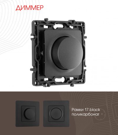 Диммер Arte Milano 217.48-1.black