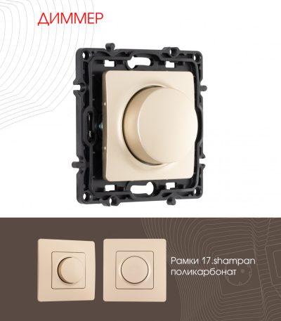 Диммер Arte Milano 217.48-1.shampan